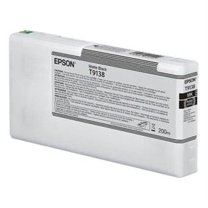 Epson T9138 Matte Black Ink Cartridge (200ml) Cartucho de Tinta Tinta a base de pigmentos Impresión por inyección de tinta 1 pieza(s) 1