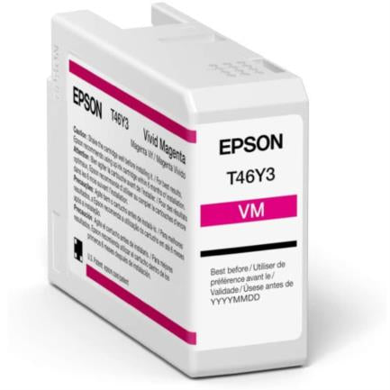 Tinta Epson Ultrachrome Pro10 T46Y 50Ml Color Magenta - T46Y300