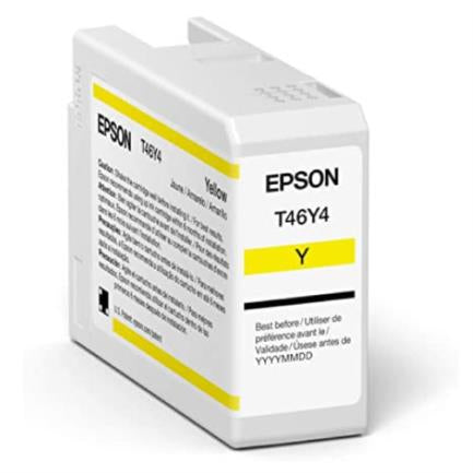 Tinta Epson Ultrachrome Pro10 T46Y 50Ml Color Amarillo - T46Y400