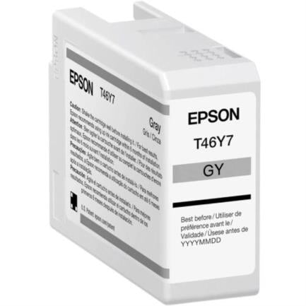 Tinta Epson Ultrachrome Pro10 T46Y 50Ml Color Gris - T46Y700