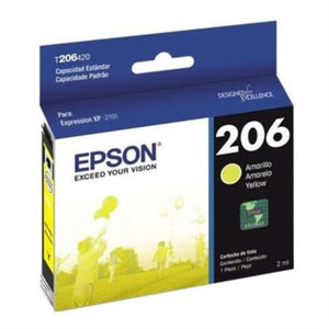 Epson T206 cartucho de tinta 1 pieza(s) Original Amarillo, T206420-AL | Cartuchos de tinta
