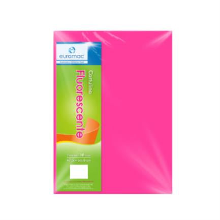 Cartulina Euromac Eurofluorescente 47.5X66Cm Color Rosa Paquete C/100H - Ef0045 FullOffice.com