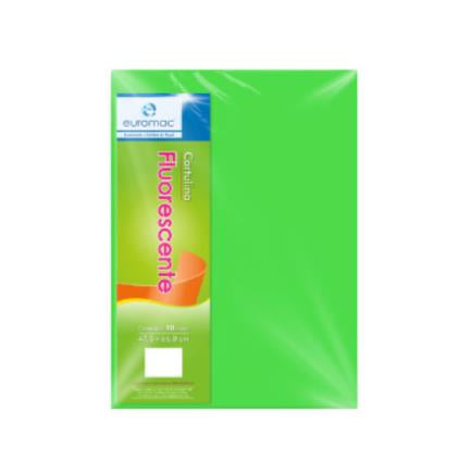 Cartulina Euromac Eurofluorescente 47.5X66Cm Color Verde Paquete C/100H - Ef0046 FullOffice.com