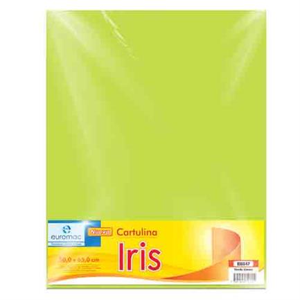 Cartulina Euromac Iris Verde Limon 50X65 C/10 - Ei0047 FullOffice.com