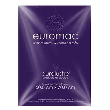 Papel Lustre Euromac Morado 50X70 25 Hojas - El0028 FullOffice.com