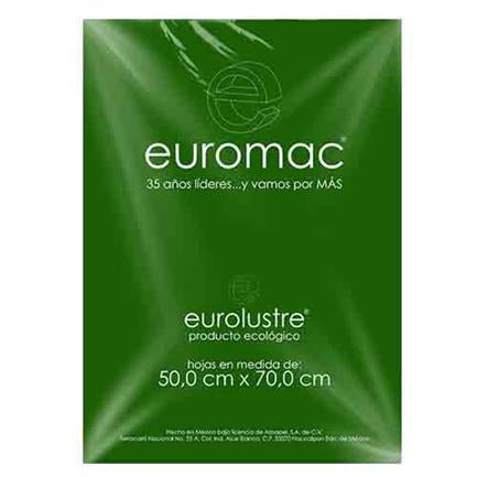 Papel Lustre Euromac Verde Bandera 50X70 25 Hojas - El0046 FullOffice.com