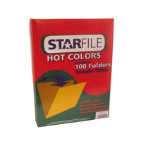 Folder Mapasa Hot Colors Naranja Oficio C/100 - F Hot Naranja Oficio FullOffice.com