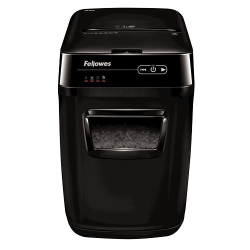 Fellowes AutoMax 200C triturador de papel Corte cruzado 60 dB 22,9 cm Negro