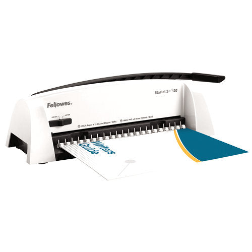 Engargoladora Fellowes Starlet 2+ 10Hojas Perf 120Hojas - 5227701 FullOffice.com
