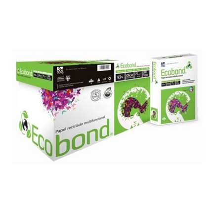 Papel Copiadora Ecobond Oficio Blancura 93% 75Gr C/5000 - Ecobond Oficio FullOffice.com