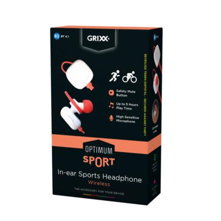 Audifonos Grixx Sport Bluetooth Manos Libres Blanco - Grohiesbtw01 FullOffice.com