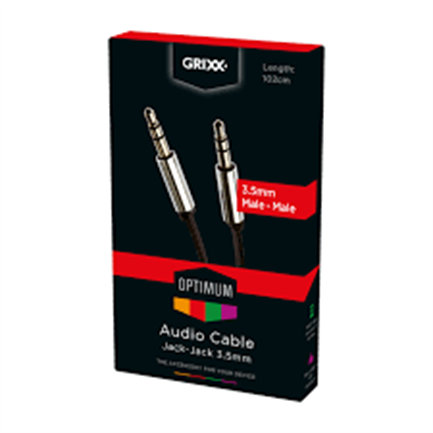 Cable Grixx Audio Jack-Jack 3.5Mm Metal - Groscaaudiojj01 FullOffice.com