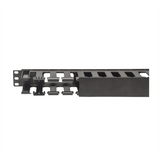 Organizador Intellinet Cables 19" 1U Horizontal Plástico Color Negro - 714679