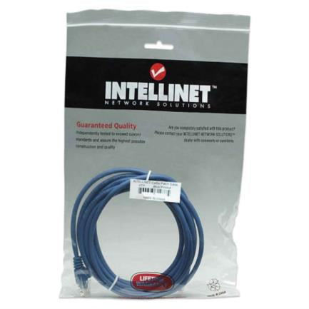 Cable Intellinet Pacth De Red Cat5E Utp Rj45 M-M 4.2M Color Azul - 319829 FullOffice.com