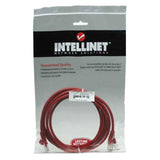 Cable Intellinet Red Cat5E Utp Rj45 M-M 1M Color Rojo - 318952 FullOffice.com