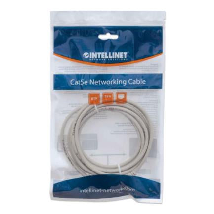 Cable Intellinet Red Cat6 UTP RJ45 M-M 7.5m Color Gris - INTELLINET - CABLES - FullOffice.com