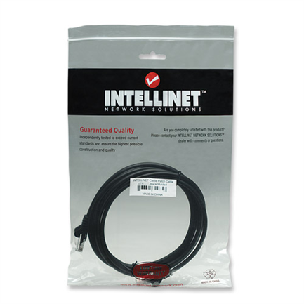Cable Intellinet Red Cat5e UTP RJ45 M-M 4.2m Color Negro - INTELLINET - CABLES - FullOffice.com