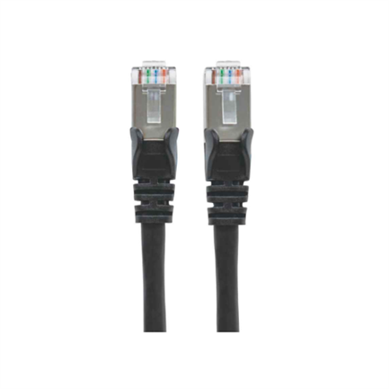 Cable Intellinet Red Cat6A S/Ftp Rj45 50 Micras 30Cm Color Negro - 313834 FullOffice.com