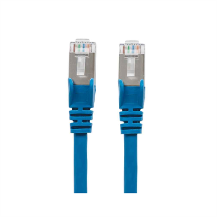 Cable Intellinet Red Cat6A S/Ftp Rj45 50 Micras 30Cm Color Azul - 315982 FullOffice.com