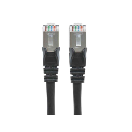 Cable Intellinet Red Cat6A S/Ftp Rj45 50 Micras 0.9M Color Negro - 741521 FullOffice.com