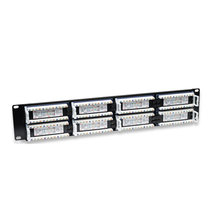 Panel Intellinet Parcheo Cat5E 48 Puertos Utp 2U - 513579 FullOffice.com