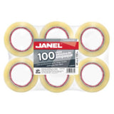 Cinta Janel 155 Empaque Transparente 48Mmx150M Paquete C/6 Pzas - 1554815700 FullOffice.com