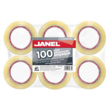 Cinta Janel 155 Empaque Transparente 48Mmx50M Paquete C/6 Pzas - 1554850700 FullOffice.com