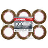 Cinta Janel 156 Empaque Canela 48Mmx50M Paquete C/6 Pzas - 1564850700 FullOffice.com