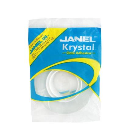 Cinta Janel Adhesiva Krystal 120 018X33M - 1201833100 FullOffice.com