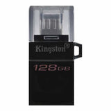 Memoria Usb Kingston Datatraveler Microduo3 G2 128 Gb 3.2 Gen1 Color Negro - Dtduo3G2/128Gb FullOffice.com