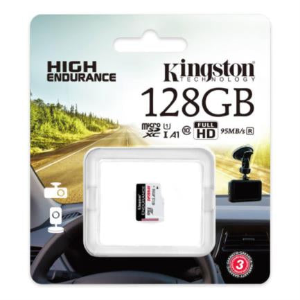 Tarjeta Microsd Kingston High-Endurance 128 Gb 95R/45W C10 A1 Uhs-I - Sdce/128Gb