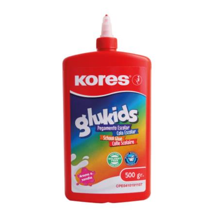 Pegamento Liquido Kores Blanco Glukids 500Grs - 756206 FullOffice.com