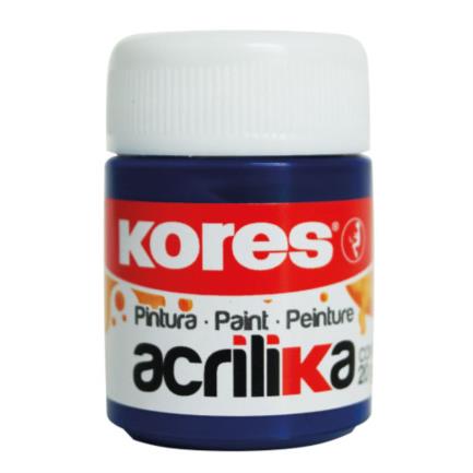 Pintura Acrilica Kores 20 Ml Azul C/12 Botes - 727121 FullOffice.com