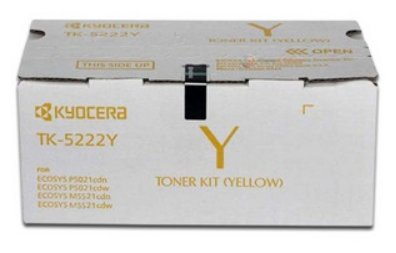 Tóner Kyocera Tk-5222Y 1.2K Páginas Compatible P5021Cdn/P5021Cdw/M5521Cdn/M5521Cdw Color Amarillo - 1T02R9Aus1