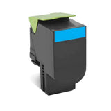 Lexmark 70C8XC0 cartucho de tóner 1 pieza(s) Original Cian