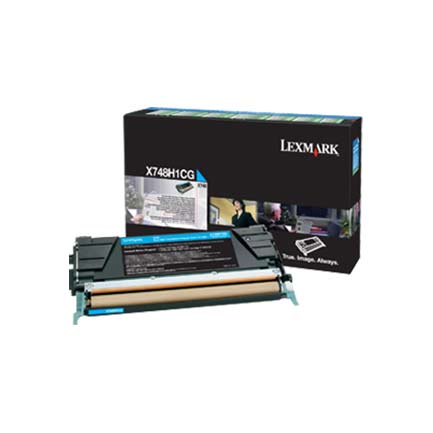Toner Lexmark Cyan Alto Rendimiento Programa Retorno Para X4 - X748H1Cg