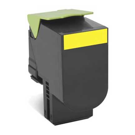 Toner Lexmark 80C8Sy0 Rendimiento Estandar Retorno Amarillo - 80C8Sy0