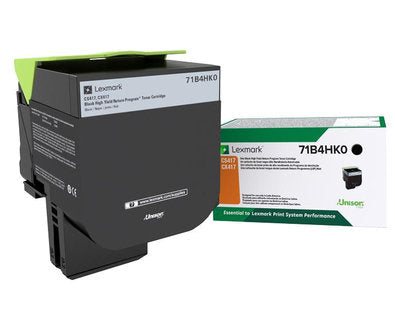 Lexmark 71B4HK0 cartucho de tóner 1 pieza(s) Original Negro