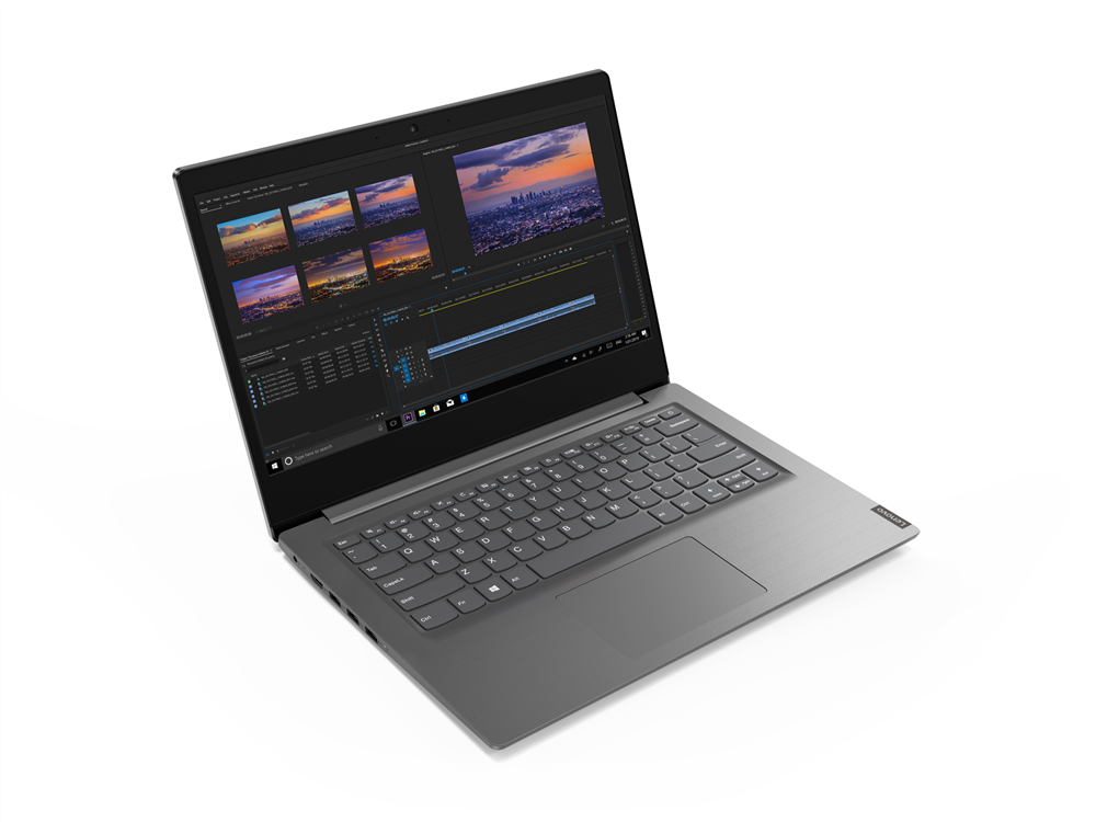 Laptop Lenovo V14-Are 14" Amd R7 4700U Disco Duro 512 Gb Ssd Ram 4Gb+4Gb Windows 10 Pro Color Gris - 82Dq000Slm