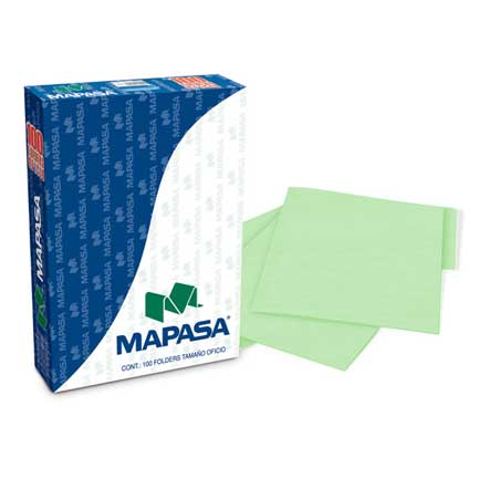 Folders Mapasa Verde Oficio - Pv0002 FullOffice.com