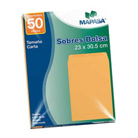 Sobre Bolsa Mapasa Panuco Carta 10 Bolsas C/50 - Ia0316 FullOffice.com
