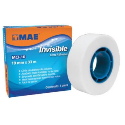 Cinta Invisible Mae Mci-10 En Caja 19Mmx32.9M - Mci-10 FullOffice.com