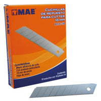 Cuchiilas Repuesto Mae Cutter 18Mm C/10 Estuches - Rcc-18 FullOffice.com