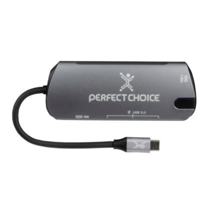 Hub Perfect Choice Usb Tipo C - Pc-101246 FullOffice.com