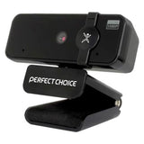 Cámara Web Perfect Choice Fhd 1920X1080 Enfoque Automático Usb 2 Micrófonos Internos Color Negro - Pc-320500 FullOffice.com