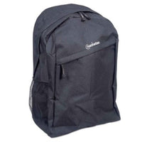 Manhattan Mochila Knappack 15,6", negra, ECONÓMICA, ligera, compartimento interno para portátil, bolsillo para accesorios, tirantes acolchados ajustables, portabotellas, garantía 3 años Laptop Monocromo 39,6 cm (15.6") Mochila Poliéster, PVC