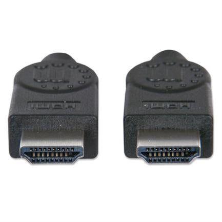 Cable Manhattan Hdmi 1.3 M-M Alta Velocidad Blindado 22.5M Color Negro - 308458 FullOffice.com