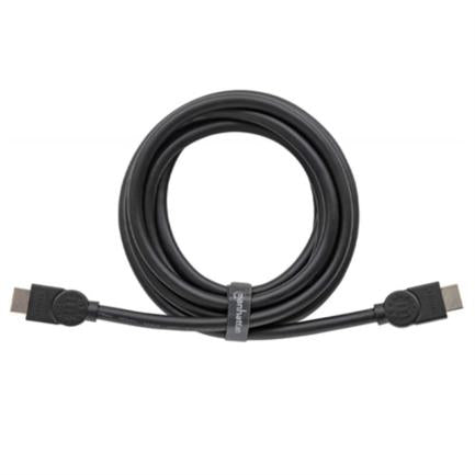 Cable Manhattan Hdmi 2.1 8K M-M Ultra Alta Velocidad 3M Color Negro - 354332 FullOffice.com