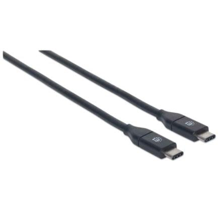 Cable Manhattan Usb-C 3.2 Súper Velocidad 50Cm Color Negro - 354899 FullOffice.com