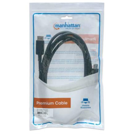 Cable Manhattan Displayport M-M 3M Color Negro - 307093 FullOffice.com